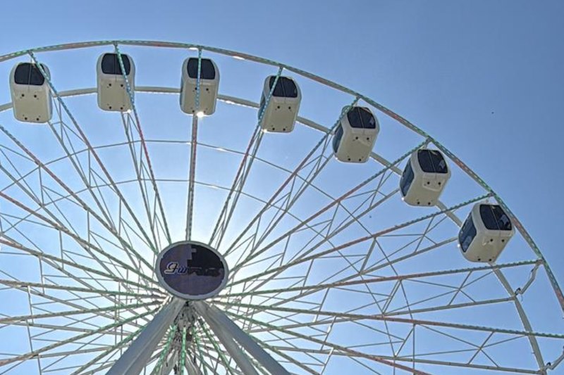 Riesenrad im Westfield Ruhrpark in Bochum - Werbung auf der LED-Leinwand in der Mitte buchen